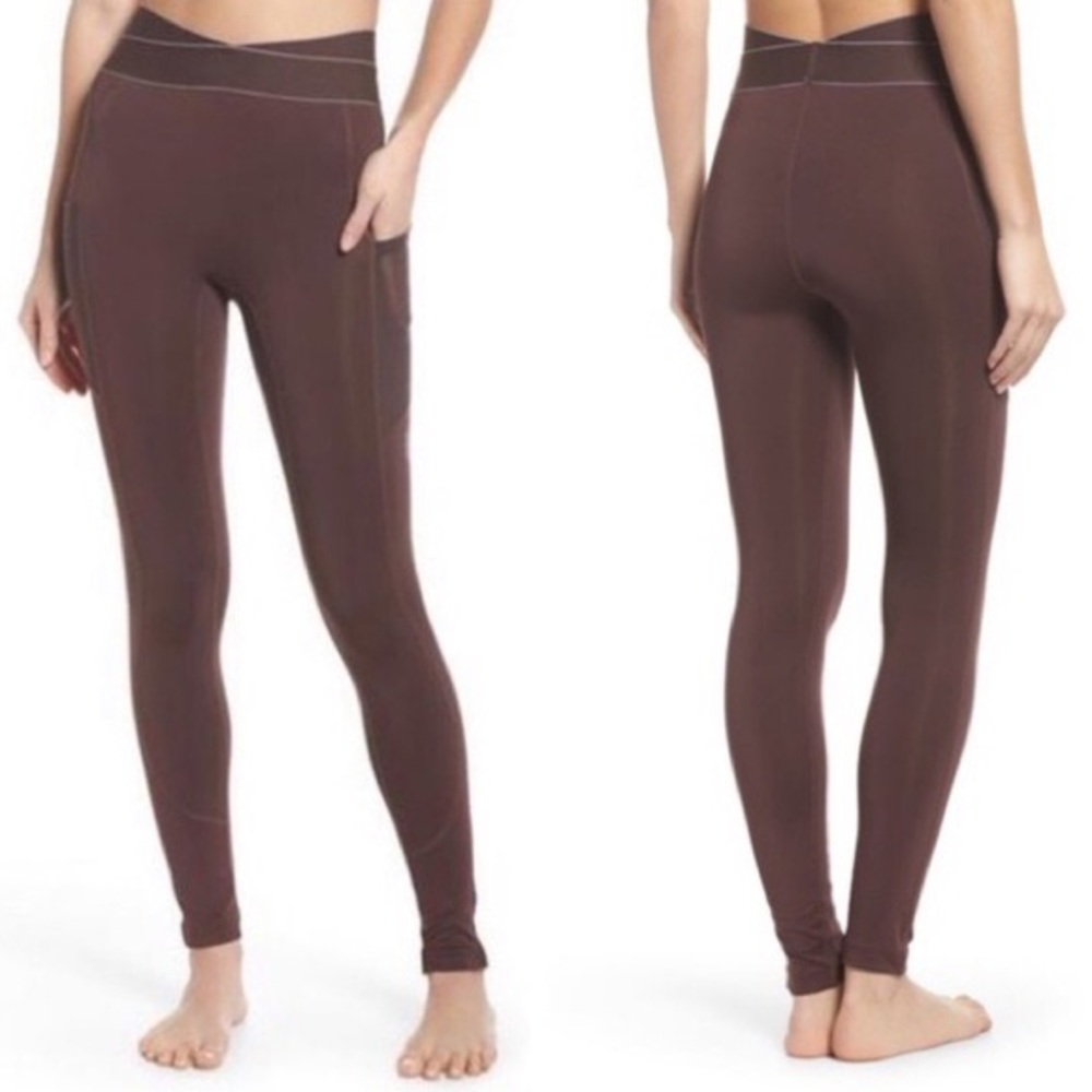 Free People Movement Barre Athletic Leggings Cocoa